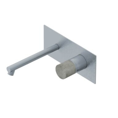 Ritmonio Diametro35 Inox Concrete E0BA0114DICM praustuvo maišytuvas iš sienos su potinkine dalimi Ritmonio Diametro35 Inox Concrete E0BA0114DICM praustuvo maišytuvas iš sienos su potinkine dalimi