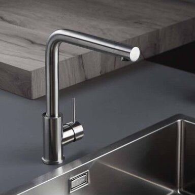 Ritmonio Diametro35 Inox E0CU270 virtuvinis maišytuvas Ritmonio Diametro35 Inox E0CU270 virtuvinis maišytuvas