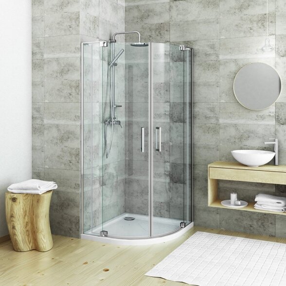 Roth Elegant Neo GR2N pusapvalė dušo kabina Roth Elegant Neo GR2N pusapvalė dušo kabina