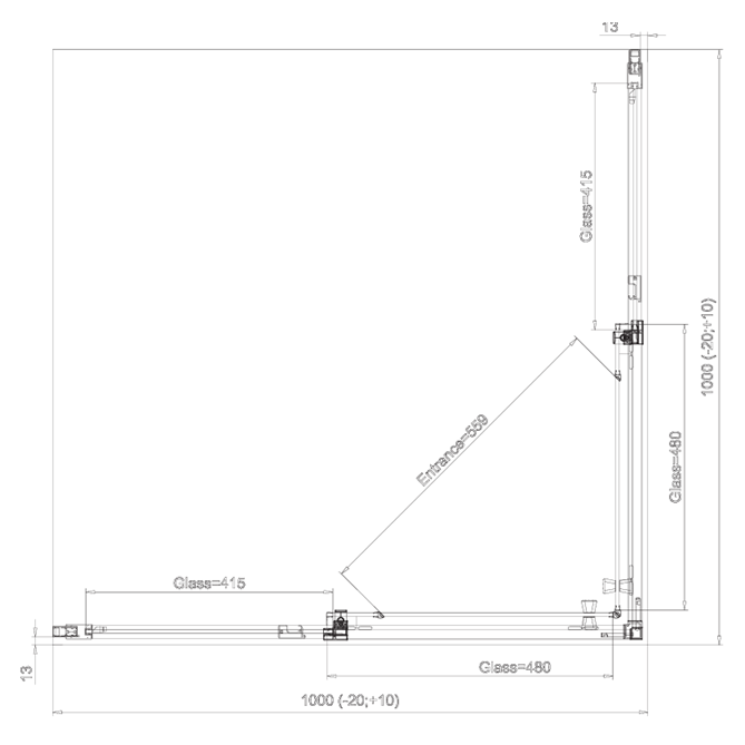 Ronal Bathroom Divera kvadratinė dušo kabina, juodas profilis, skaidrus stiklas, AQUAPERLE danga 6 Ronal Bathroom Divera kvadratinė dušo kabina, juodas profilis, skaidrus stiklas, AQUAPERLE danga 6
