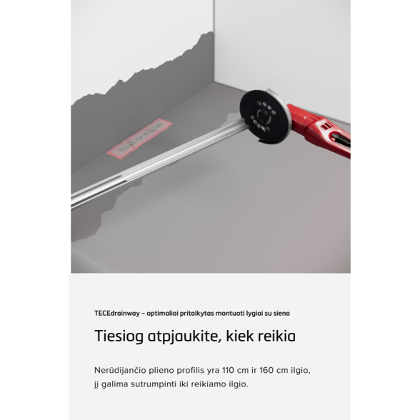 TECEdrainway dušo latakas 18