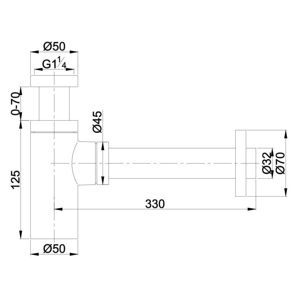 Vario spalvos sifonas praustuvui A186CP 1 Vario spalvos sifonas praustuvui A186CP 1