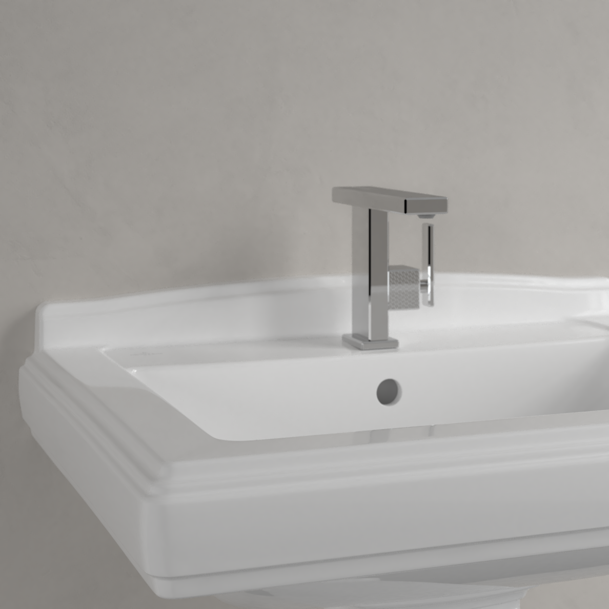 Villeroy & Boch Hommage 75cm pakabinamas praustuvas 4