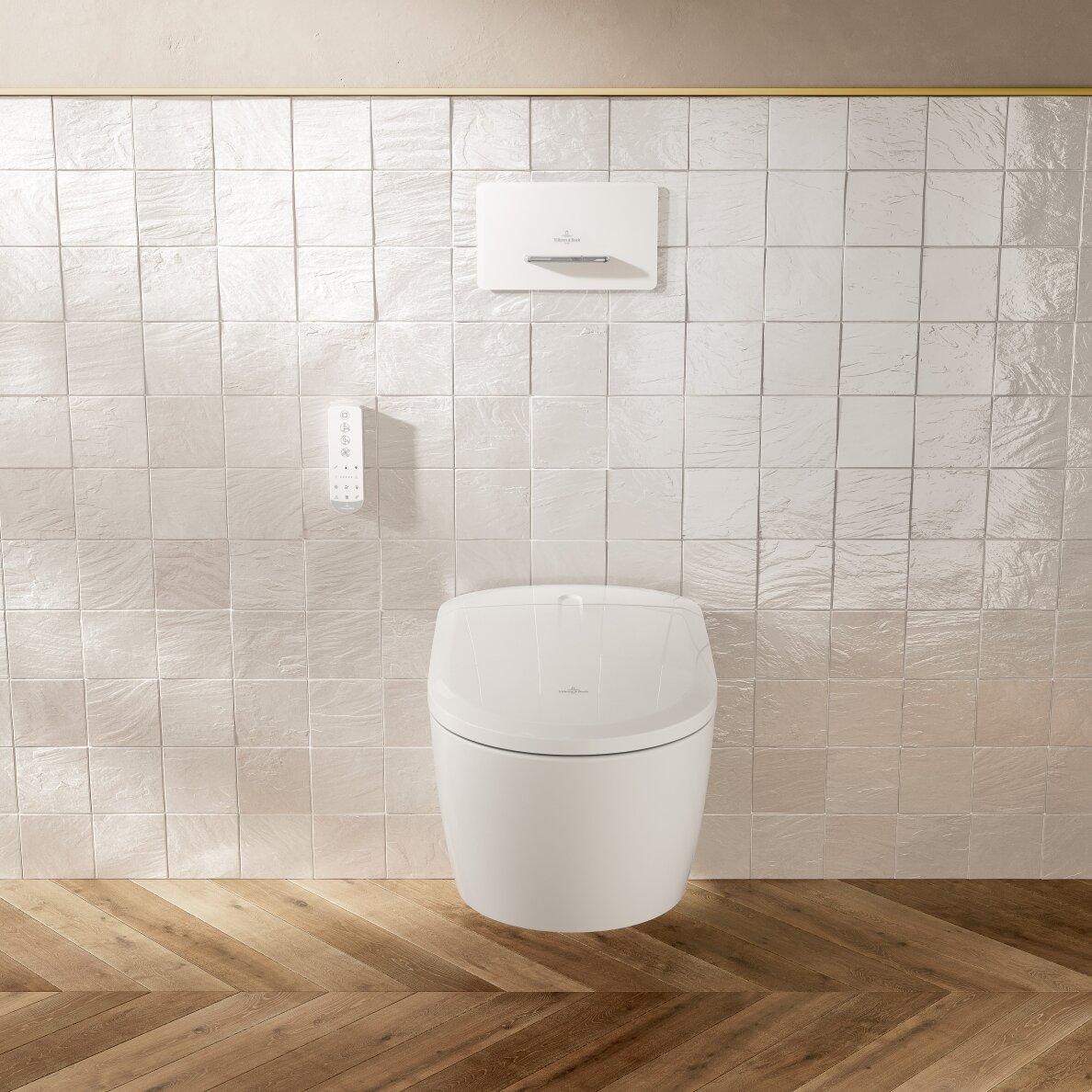 Villeroy & Boch Supreo Select pakabinamas išmanusis klozetas, balta Villeroy & Boch Supreo Select pakabinamas išmanusis klozetas, balta