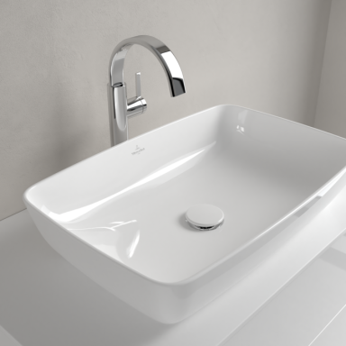 Villeroy & Boch Artis pastatomas ant stalviršio praustuvas 580x380 su Ceramic Plus danga