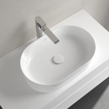 Villeroy & Boch Collaro 56x36 pastatomas ant stalviršio praustuvas, ovalus Villeroy & Boch Collaro 56x36 pastatomas ant stalviršio praustuvas, ovalus