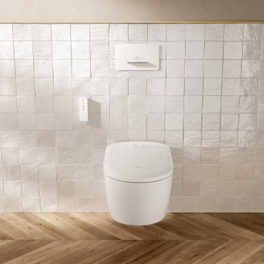 Villeroy & Boch Supreo Select pakabinamas išmanusis klozetas, balta Villeroy & Boch Supreo Select pakabinamas išmanusis klozetas, balta
