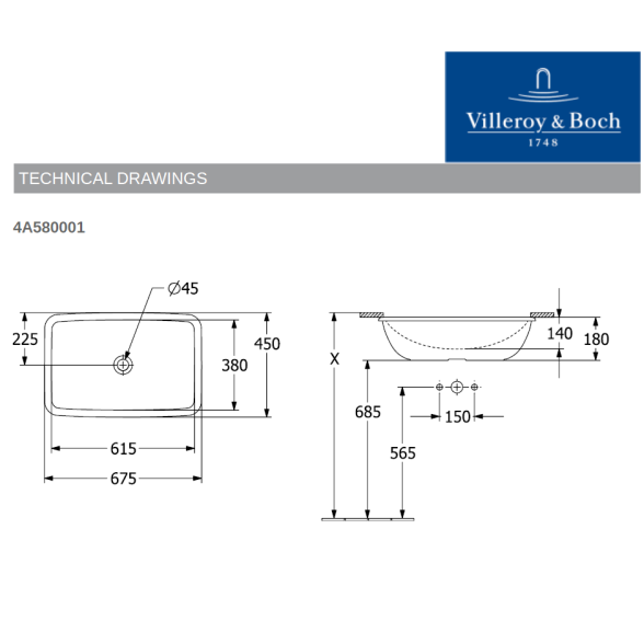 Villeroy & Boch Loop&Friends 450/540/615 iš apačios klijuojamas praustuvas 8 Villeroy & Boch Loop&Friends 450/540/615 iš apačios klijuojamas praustuvas 8