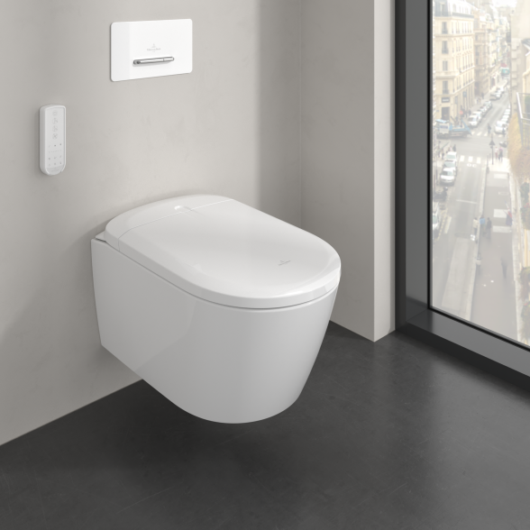 Villeroy & Boch Supreo Select pakabinamas išmanusis klozetas, balta 2