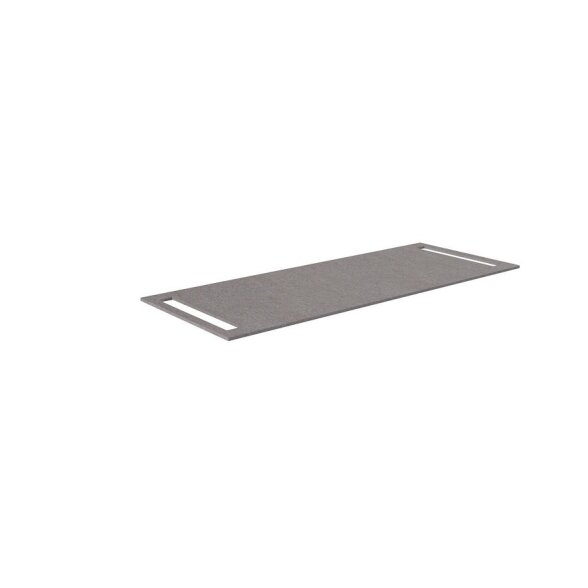 Kamė HPL stalviršis su išpjovomis rankšluosčiui abiejose pusėse 120 cm 7